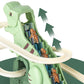 Jeu de jeu de piste de course de la poursuite des dinosaures électriques