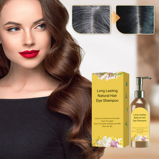 Long Lasting Natural Hair Dye Shampoo（50% OFF）