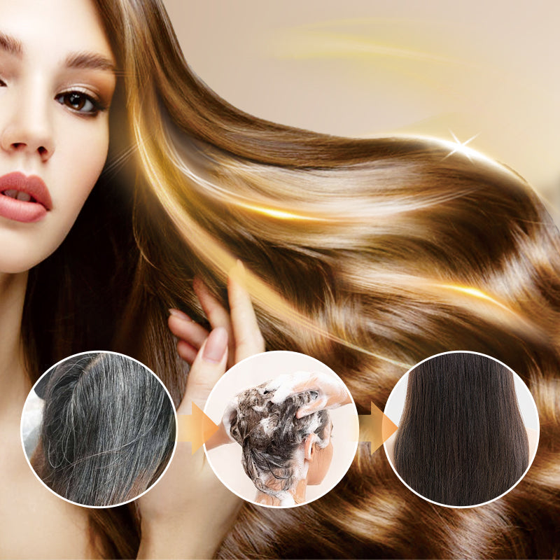 Long Lasting Natural Hair Dye Shampoo（50% OFF）