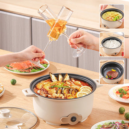 Multifunctional Electric Hot Pot with Steamer