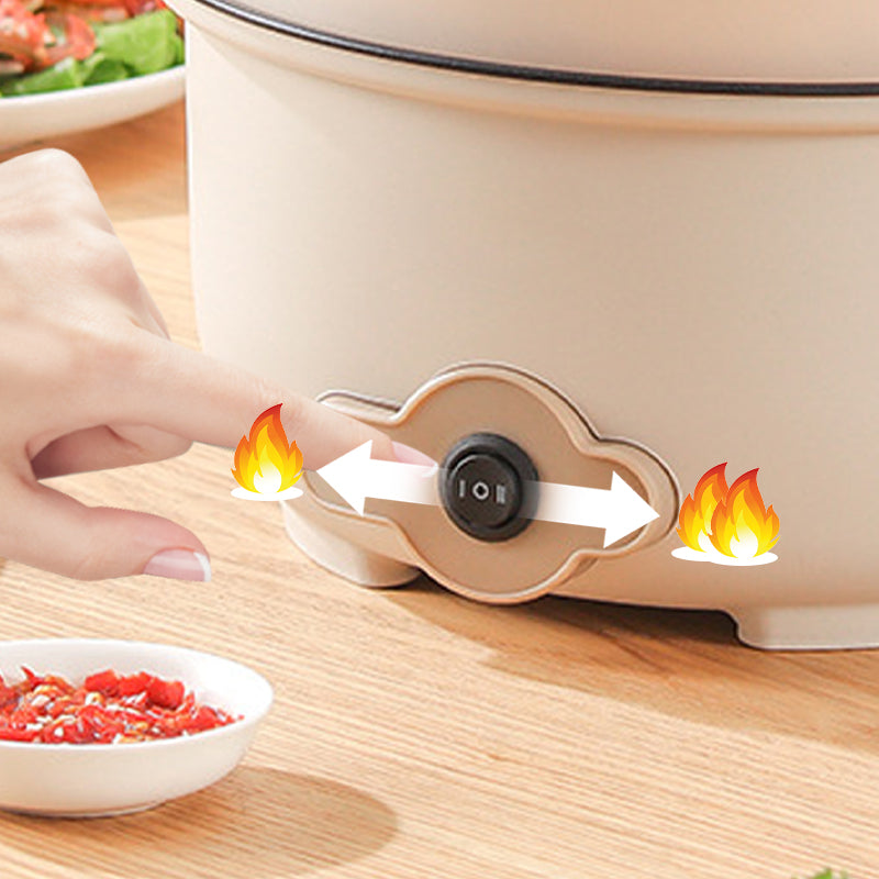 Multifunctional Electric Hot Pot with Steamer