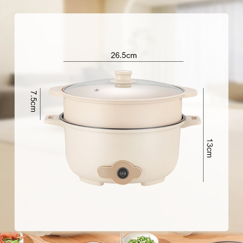 Multifunctional Electric Hot Pot with Steamer