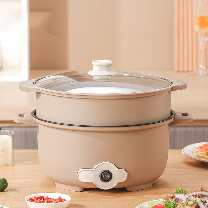 Multifunctional Electric Hot Pot with Steamer