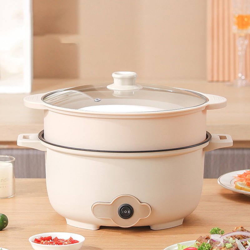 Multifunctional Electric Hot Pot with Steamer