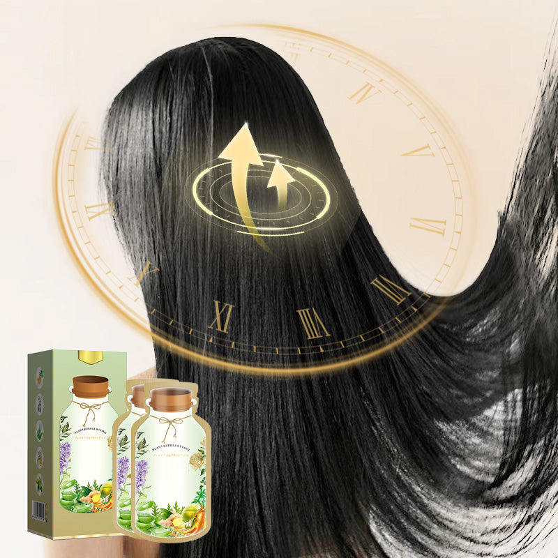 10PCS Plant Hair Dye Shampoo