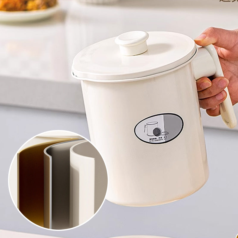 Multifunctional Deep Fryer Pot And Grease Container With Strainer