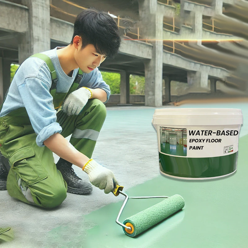 Water-Based Epoxy Floor Paint With Tool（50% OFF）