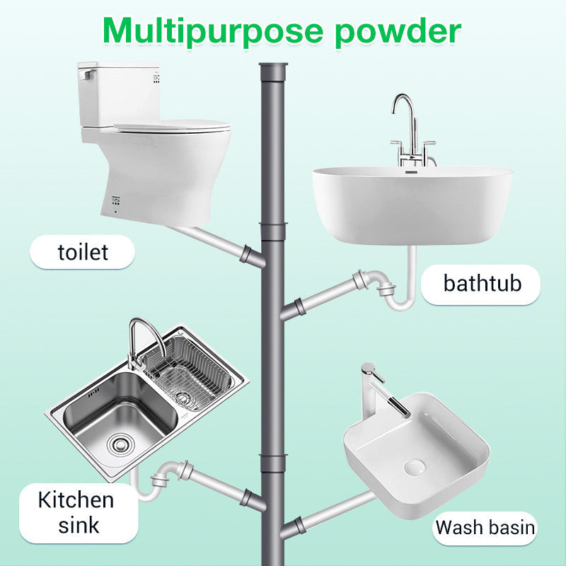 Multi-Use Powerful Anti-Clog Drain Cleaner Powder（50% OFF）