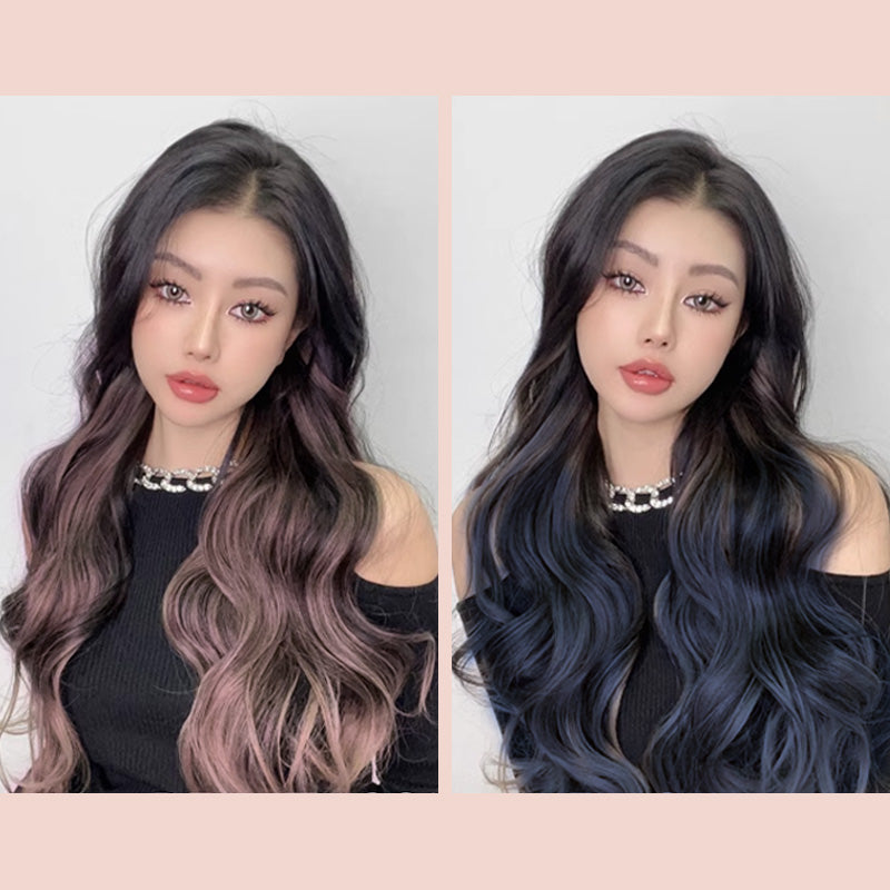 🎁Christmas Limited Time Offer🌈Gradient Color Curly Wig Piece#hair