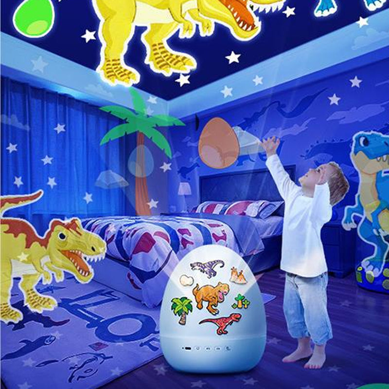 Dinosaur Egg Night Light Projector with Music For Kids