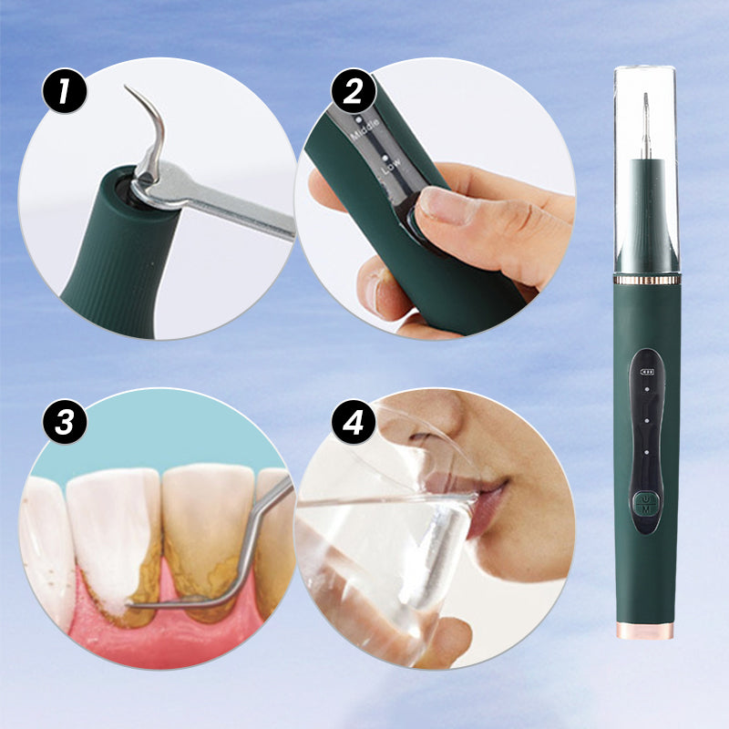 🔥Ultrasonic Flosser for Whitening & Tartar Removal