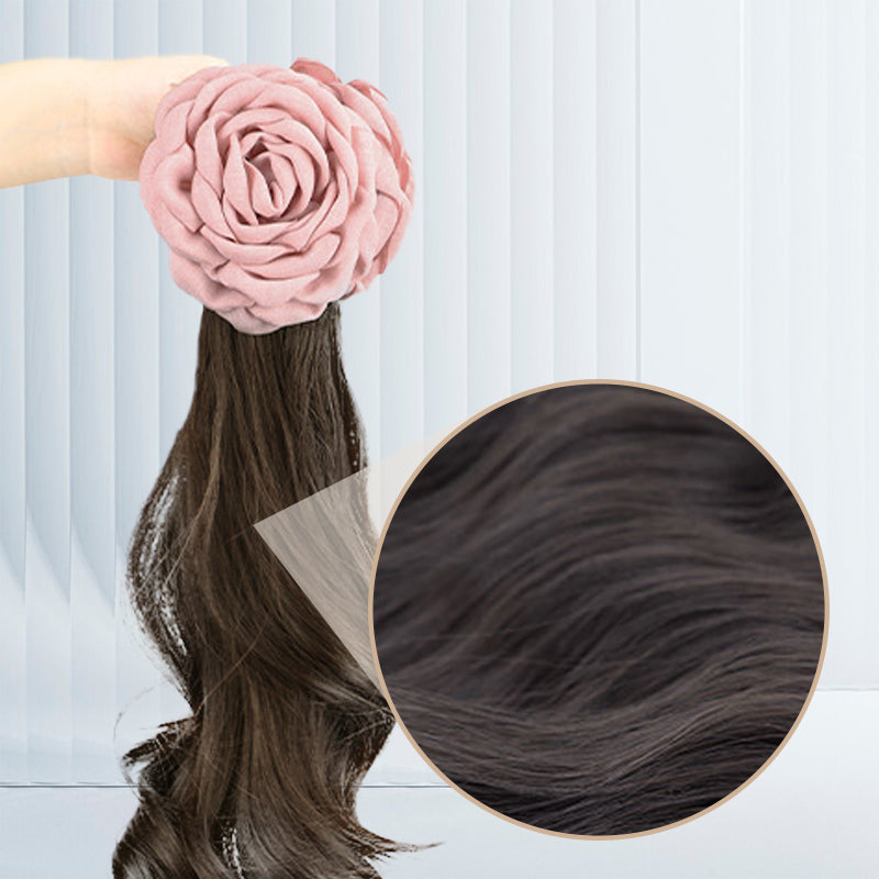 High-Quality Curly Wig with a Rose Hair Claw Clip（50% OFF）