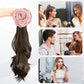 Perruca rizada de alta calidade cun clip de garra de pelo rosa （50% de desconto）