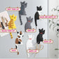 Hook d'autocollant magnétique mignon de la queue de chat mignon