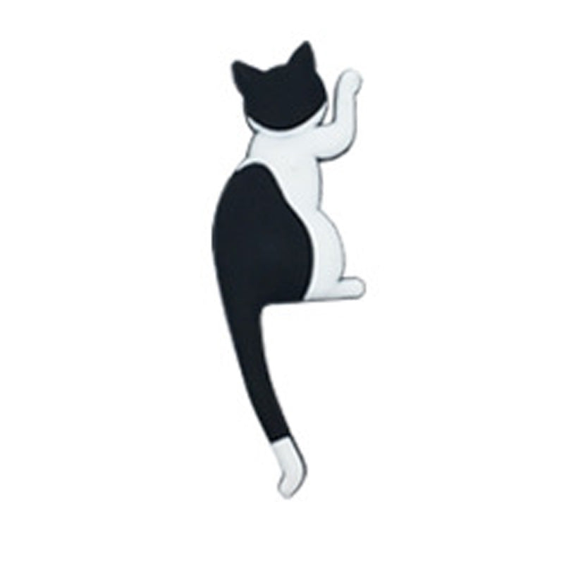 Cute Cat Tail Refrigerator Magnetic Sticker Hook