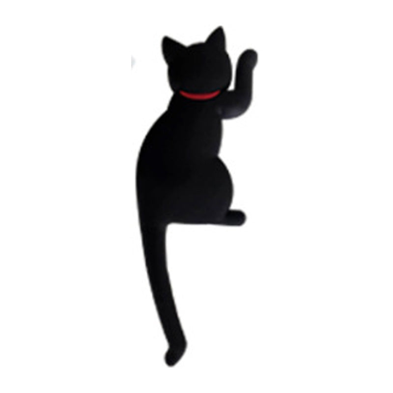 Cute Cat Tail Refrigerator Magnetic Sticker Hook