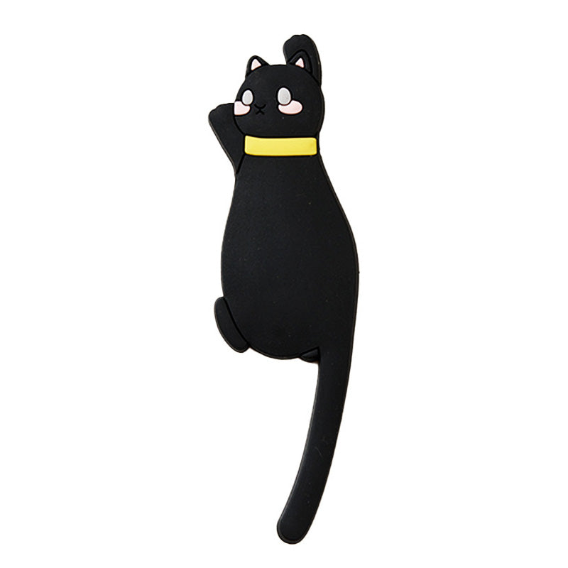 Cute Cat Tail Refrigerator Magnetic Sticker Hook