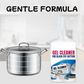 Nettoyer de gel pour le fond de la pot noire
