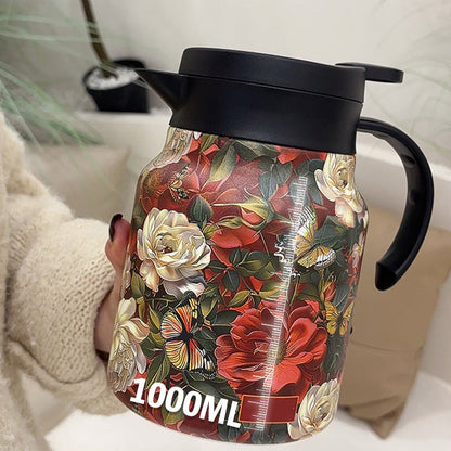 1000ml Vacuum Insulated Teapot with Strainer（50% OFF）