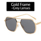 Irregular Frame UV Protection Polarized Lens Sunglasses