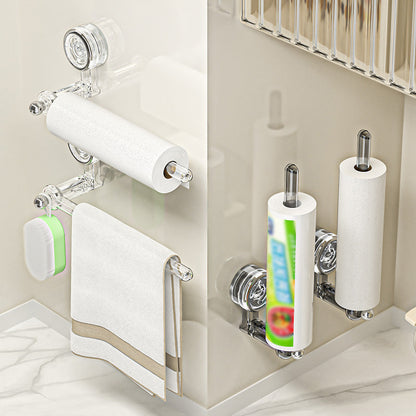 Multifuntional Vacuum Suction Cup Toilet Paper Holder（50% OFF）