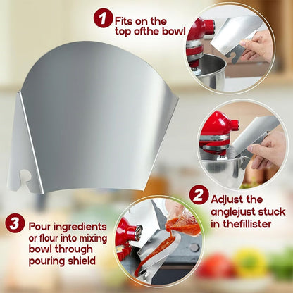 Convenient Durable Stainless Steel Pouring Shield（50% OFF）