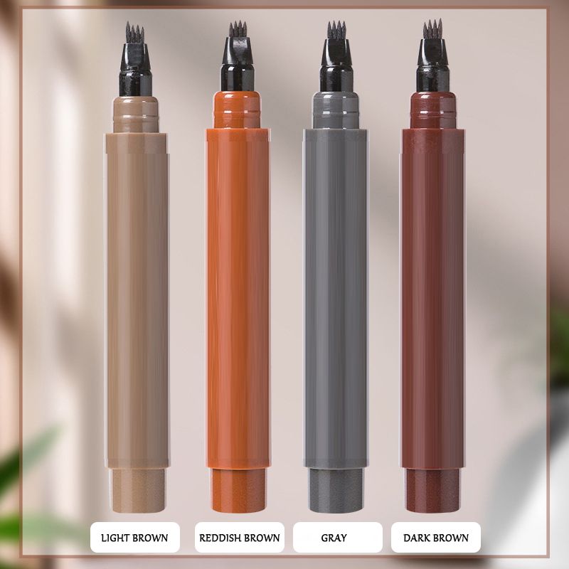 Waterproof Four-tip Beard and Eyebrow Pen（50% OFF）