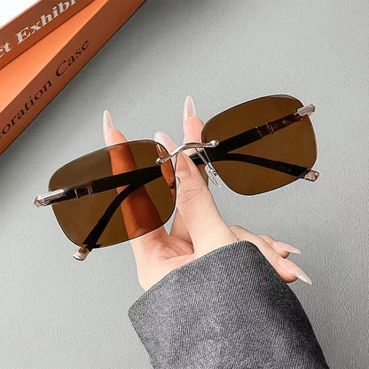 High Definition Rimless Protective Sunglasses（50% OFF）