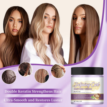 🔥Krulversterkende, voedende en herstellende conditioner🌟 Pluisvrije, veerkrachtige krullen in enkele minuten! 🌟