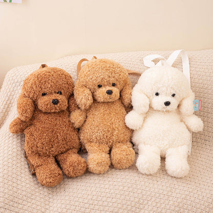 🔥Hete uitverkoop🔥Teddy Puppy Pluche Rugzak (50% KORTING)