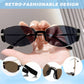 Women's Retro Oval Narrow Frame Sunglasses（50% OFF）