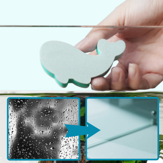 Walvisvormige Eva Foam Fish Tank Glass Cleaner （50% korting)