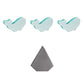 Nettoyer de verre à poisson en mousse EVA en forme de baleine （50% de réduction)