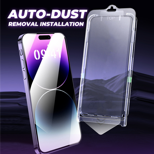 Protector de pantalla HD para series de iPhone - Instalación de eliminación de auto -dust