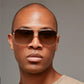 Retro Gradient Sunglasses with UV400 Protection