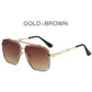 Retro Gradient Sunglasses with UV400 Protection