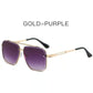 Retro Gradient Sunglasses with UV400 Protection