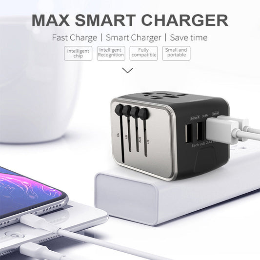 Universal Travel Adapter 100V-220V Smart Voltage Converter