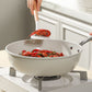 Gift Choice - Ceramic Non-Stick White Cooking Pot (50% OFF)