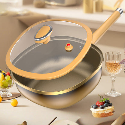 🍳[Titanium Extreme Non-Stick Frying Pan] Kitchen revolution, easy cooking without oil smoke!
