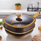 🍳[Titanium Extreme Non-Stick Frying Pan] Kitchen revolution, easy cooking without oil smoke!