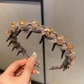 ✨✨Rhinestone Headband with Teeth for Women