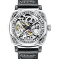 ⌚ LIMITED-TIME 50% OFF! ✨ Business Fashion Round Dial Mechanical Watch with Leather Strap & Luminous Hands – Precise, Durable, Elegant 🎁