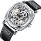 ⌚ LIMITED-TIME 50% OFF! ✨ Business Fashion Round Dial Mechanical Watch with Leather Strap & Luminous Hands – Precise, Durable, Elegant 🎁