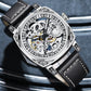 ⌚ LIMITED-TIME 50% OFF! ✨ Business Fashion Round Dial Mechanical Watch with Leather Strap & Luminous Hands – Precise, Durable, Elegant 🎁