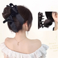 Nature Hair Extension Claw Clip With Bow
