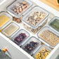 🔥🔥Household transparent plastic food storage box-Including drain basket💧
