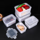 🔥🔥Household transparent plastic food storage box-Including drain basket💧