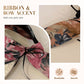 Sweet Floral Wide Brim Bow Hairband (50% OFF)