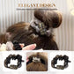 4PCS Elegant Rhinestone Elastic Hair Ties（50% OFF）